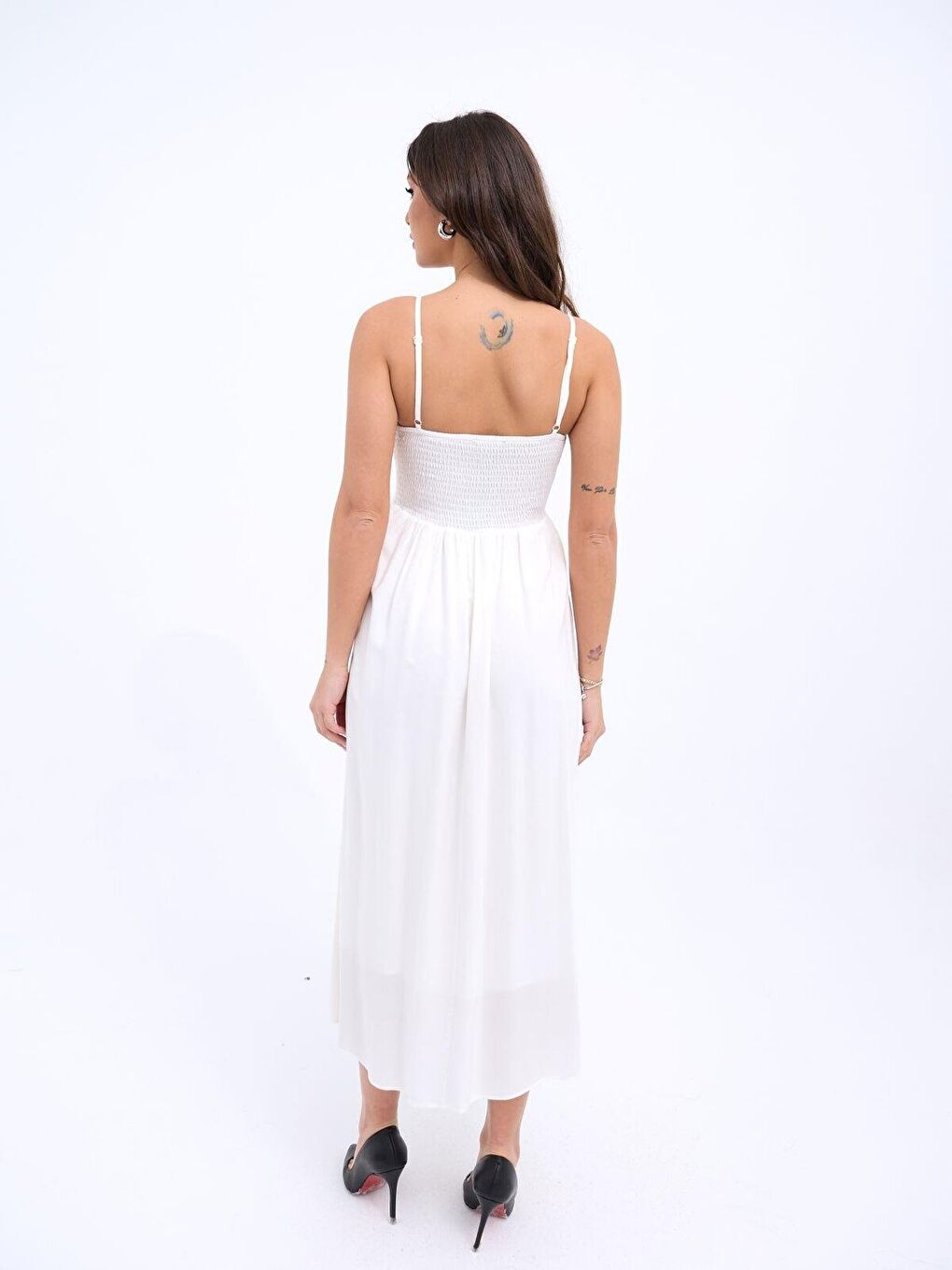 Ekru 7322 ELBİSE-EKRU-3