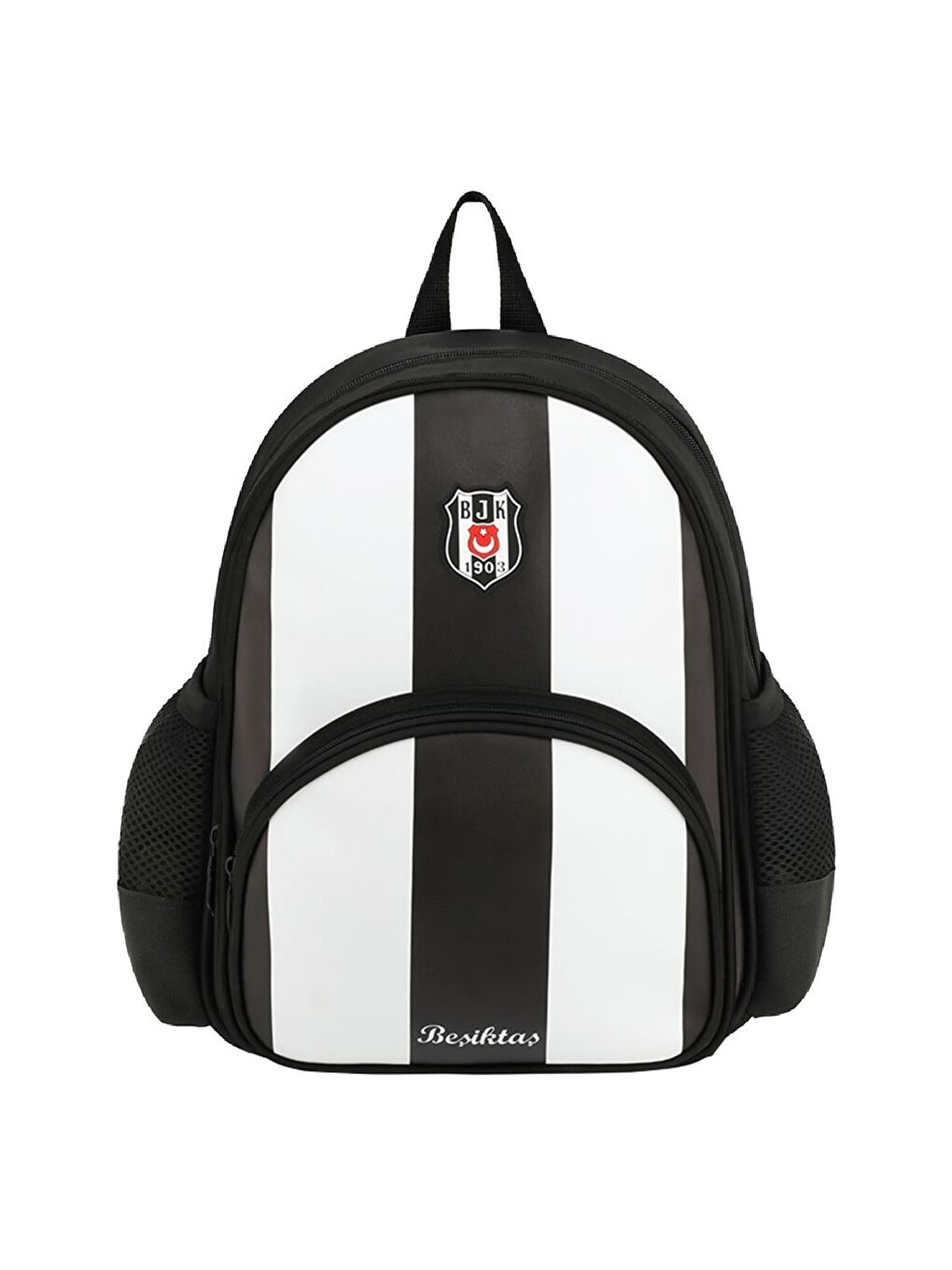 2 Bölmeli Çubuklu Suni Deri Anaokulu Çantası + Beslenme Çantası-1