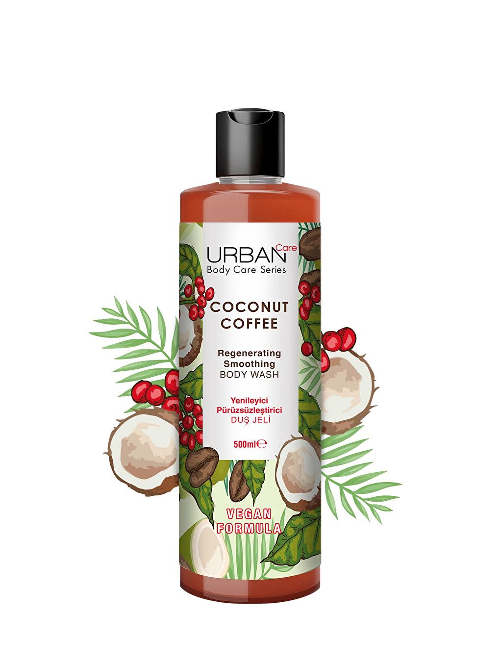 Urban Care Coconut Coffee Yenileyici ve Pürüzsüzleştirici Duş Jeli 500 ml - 3