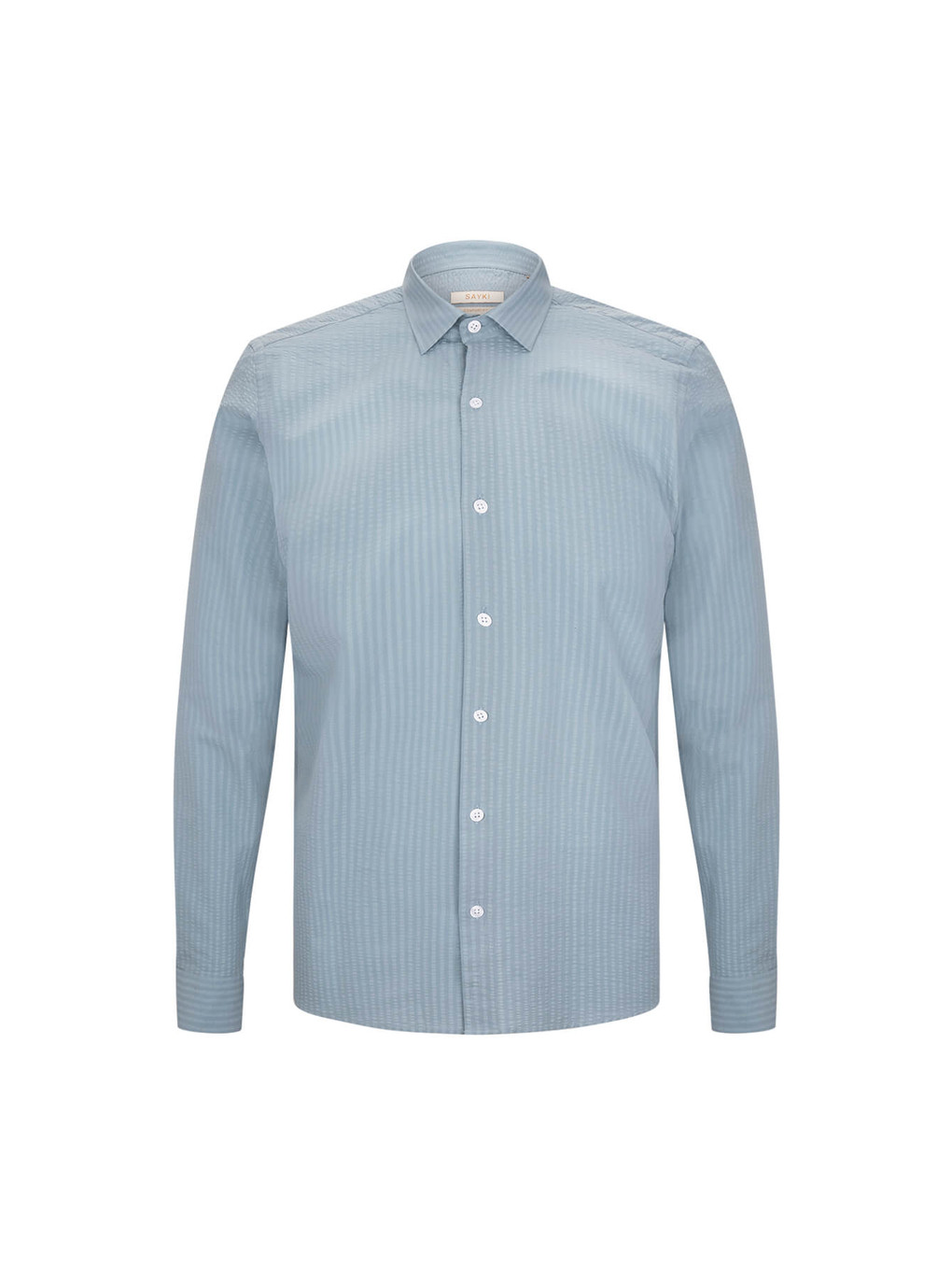 Mavi Comfort Fit 100% Pamuk Slim Yaka Uzun Kollu Spor Gömlek