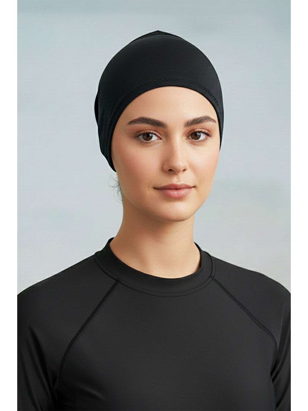 Havuz Deniz Düz Bone R-990 Siyah