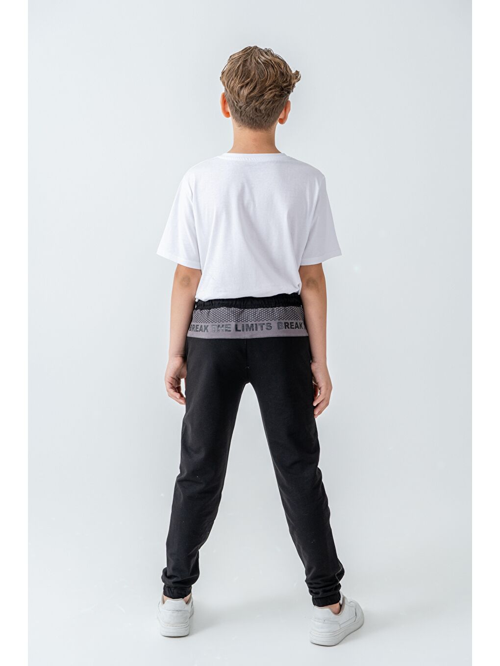 Siyah Break The Limits Baskılı Erkek Çocuk Eşofman Altı-4