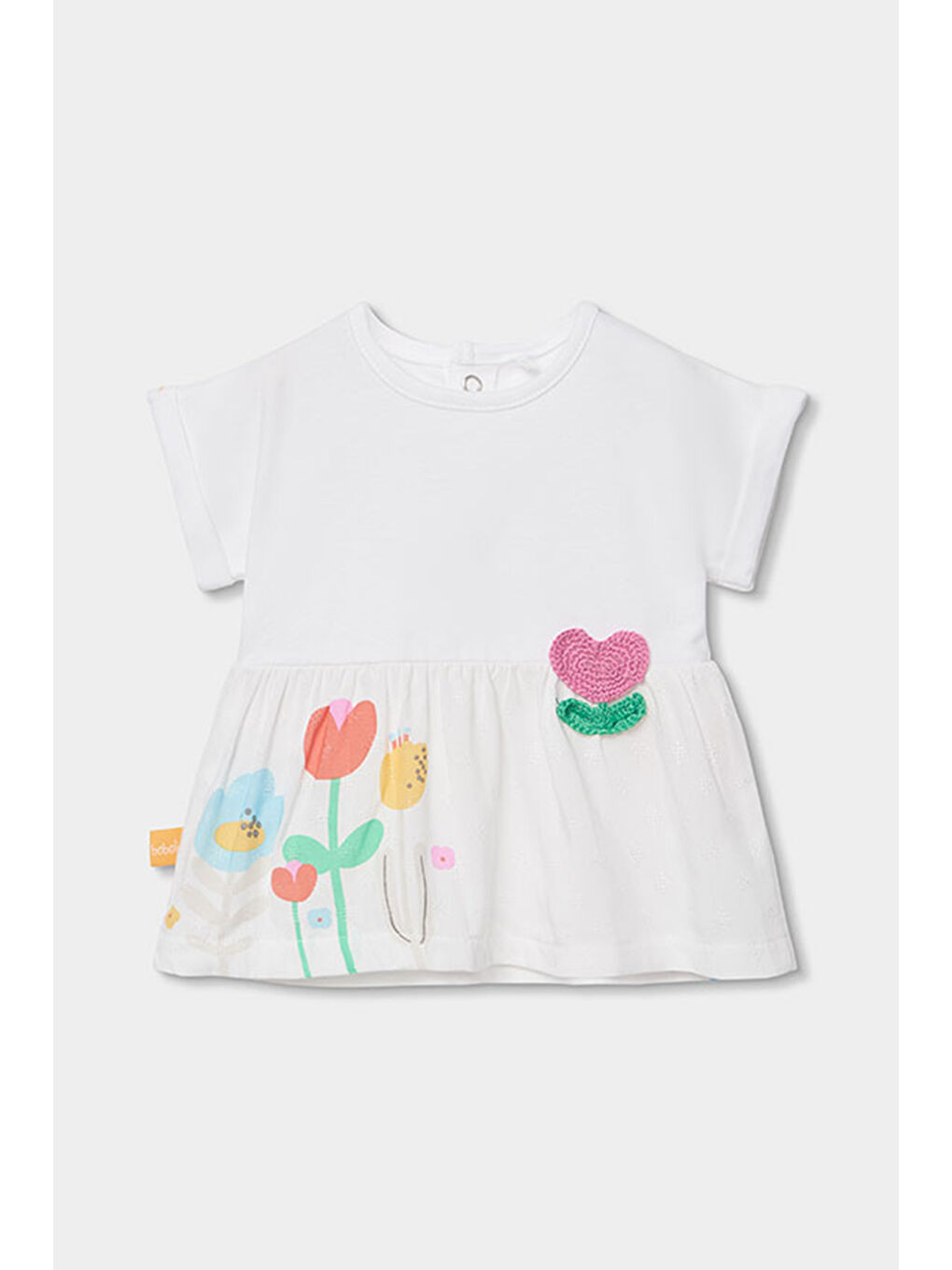 Karışık Çiçek Desenli Taytlı Takım 6-24 Ay Çok Renkli-2