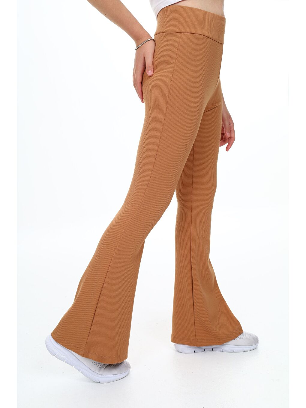 Kahverengi Kız Çocuk Tayt-1