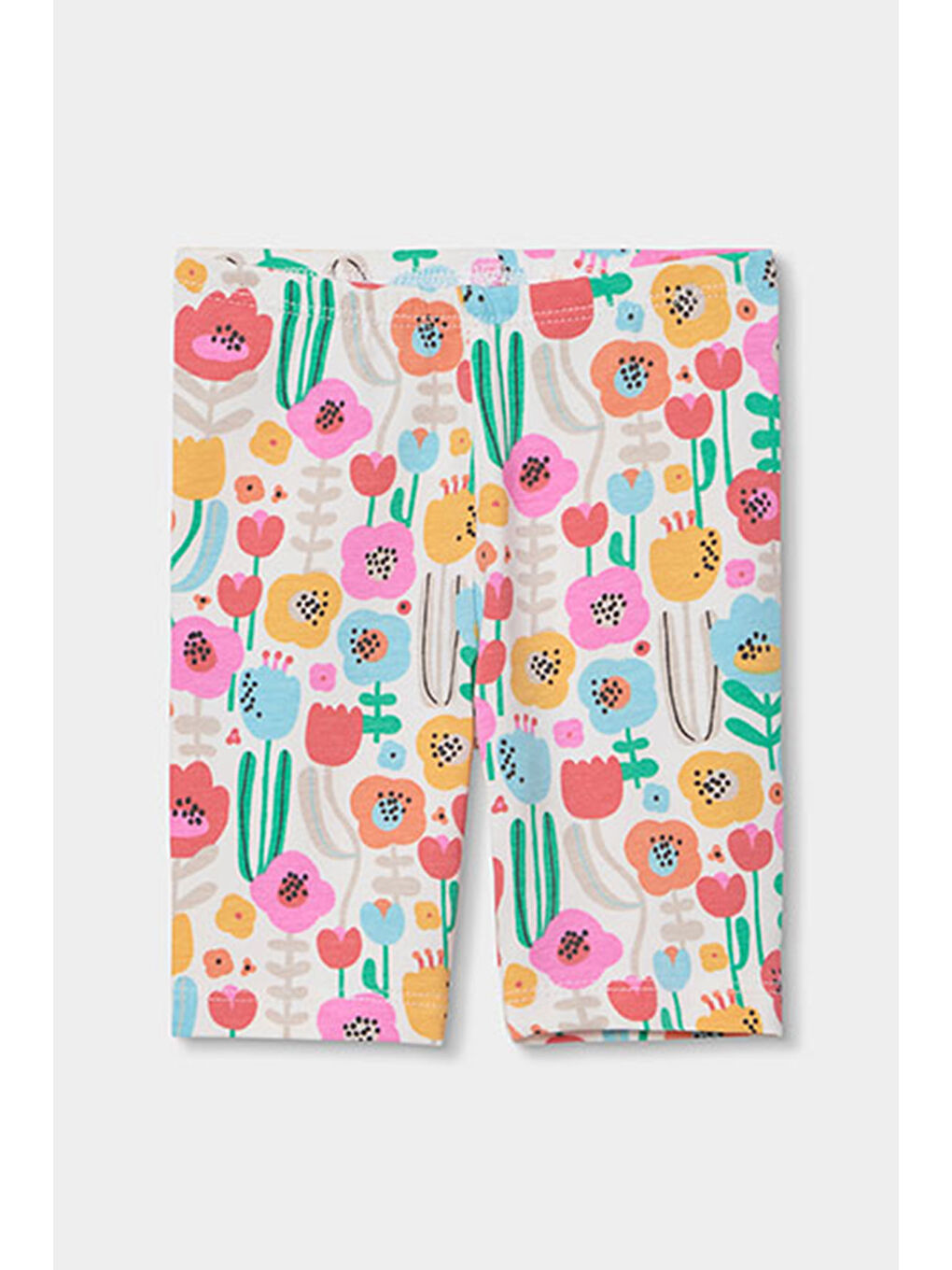 Karışık Çiçek Desenli Taytlı Takım 6-24 Ay Çok Renkli-3