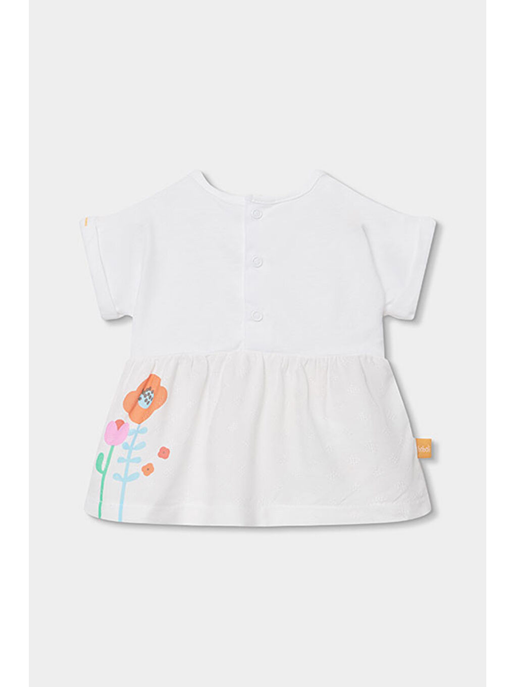 Karışık Çiçek Desenli Taytlı Takım 6-24 Ay Çok Renkli-4