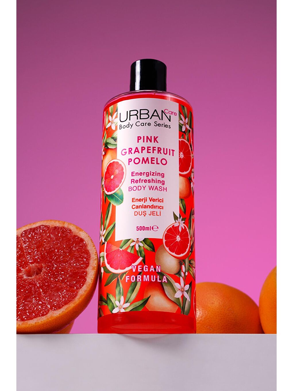 Urban Care Pink Grapefruit & Pomelo Canlandırıcı ve Nemlendirici Duş Jeli 500 ml - 4