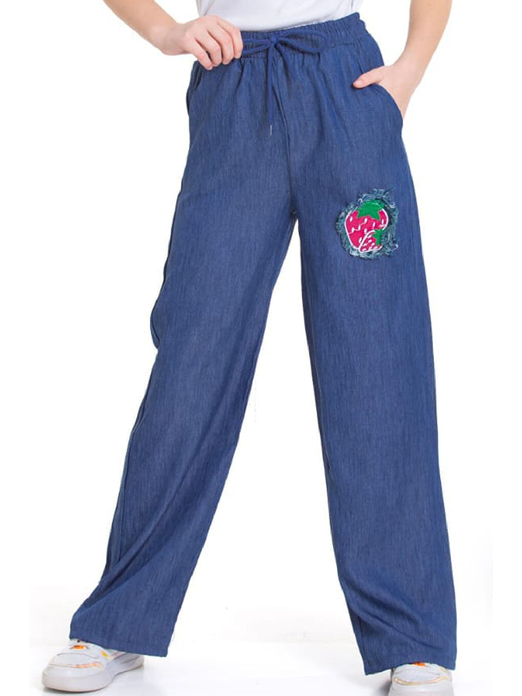 İndigo Kız Çocuk Jean Alt 6-14 Yaş 12419