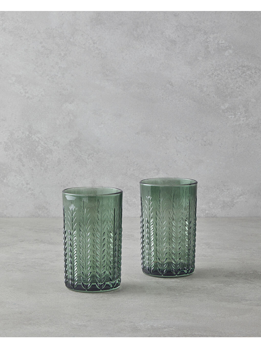 Plantopia Cam 2'li Bardak 400 ml Yeşil