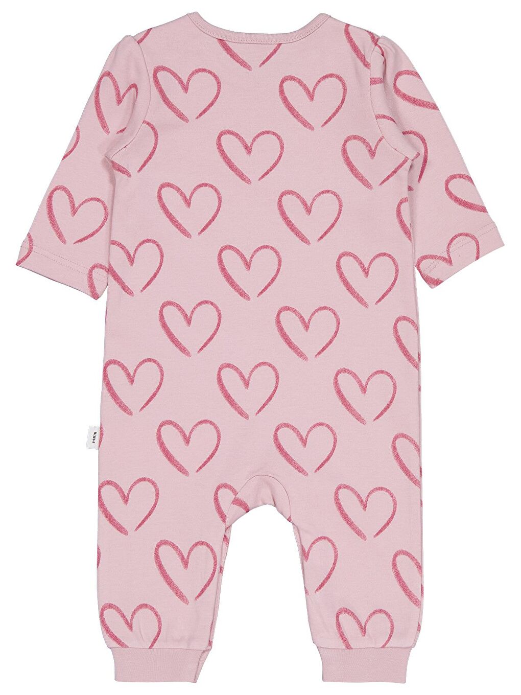 Baby Tramlı Kalp Empirme 6-18 Ay Tulum - Pembe 6-9 Ay-2