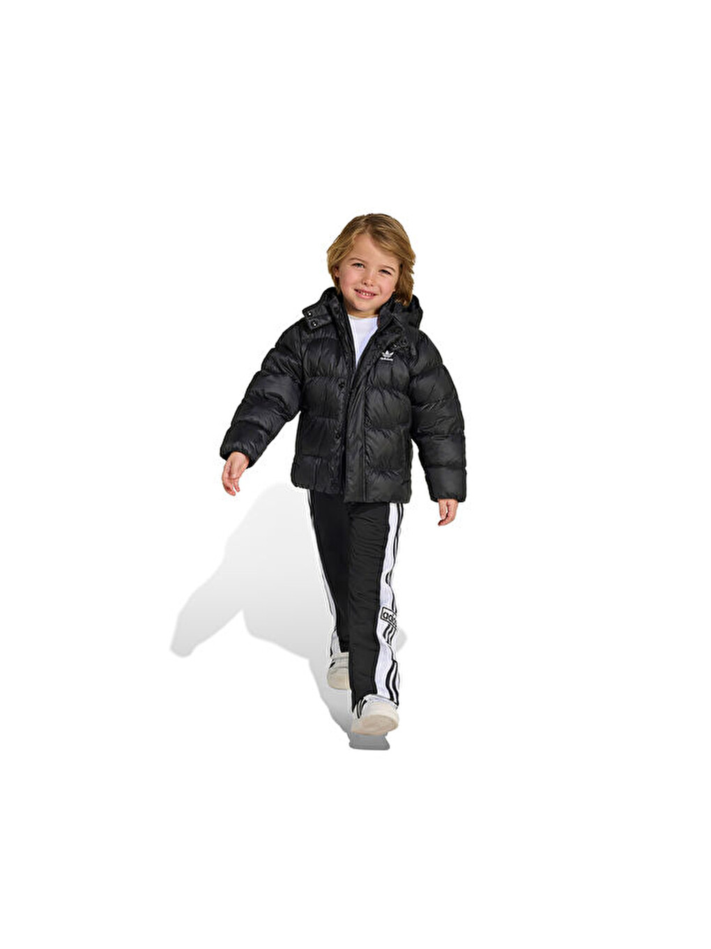 Down Jacket Çocuk Günlük Ceket Jx0550 Siyah-2