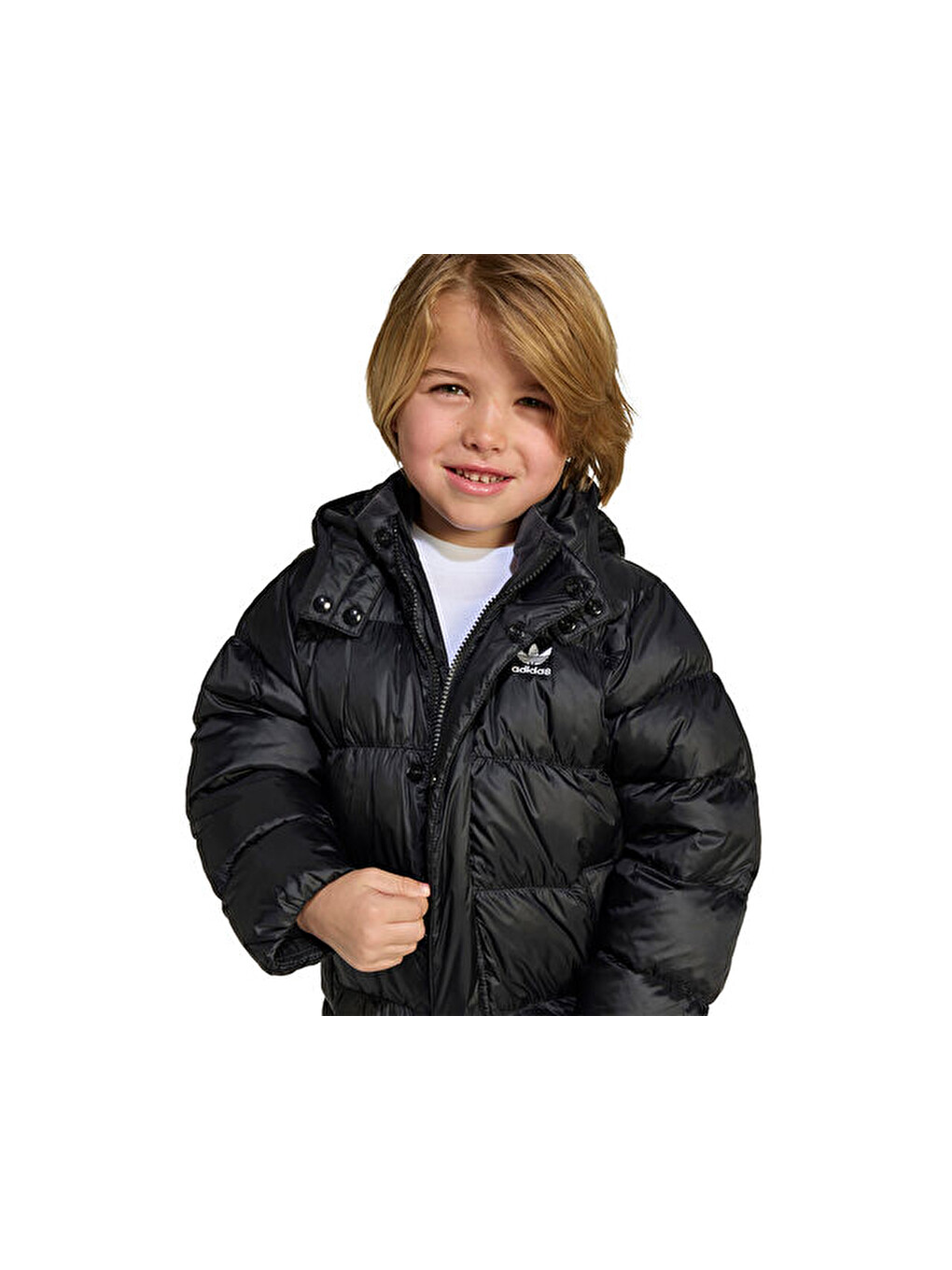 Down Jacket Çocuk Günlük Ceket Jx0550 Siyah-4