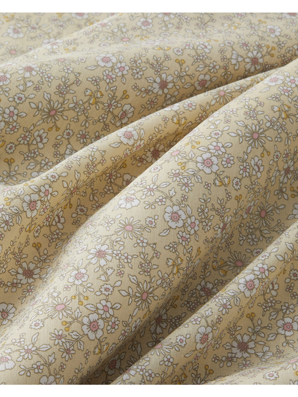 Petty Chic Kolay Ütülenir Tek Kişilik Nevresim Seti 160x220 cm Açık Sarı-4