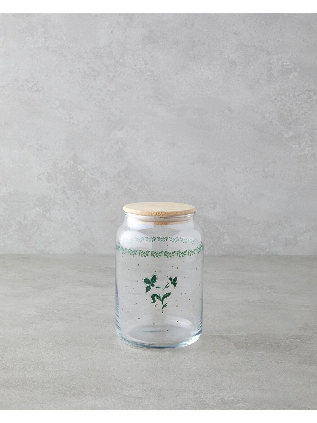 Melie Cam Kavanoz 970 ml Yeşil