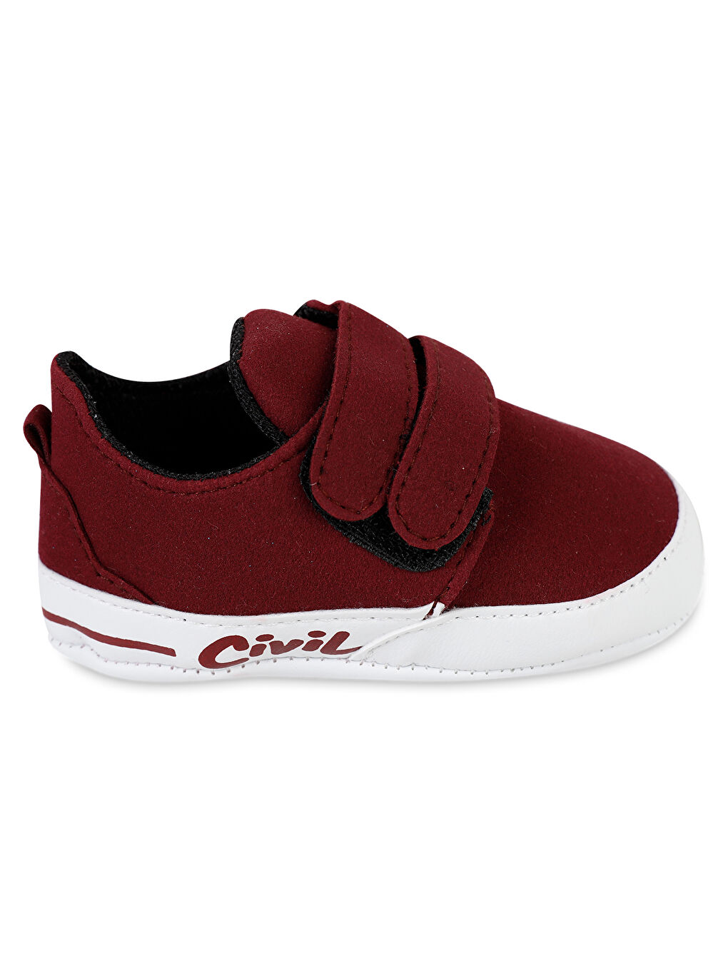 Civil Bordo Baby Erkek Bebek Patik 17-19 Numara Bordo