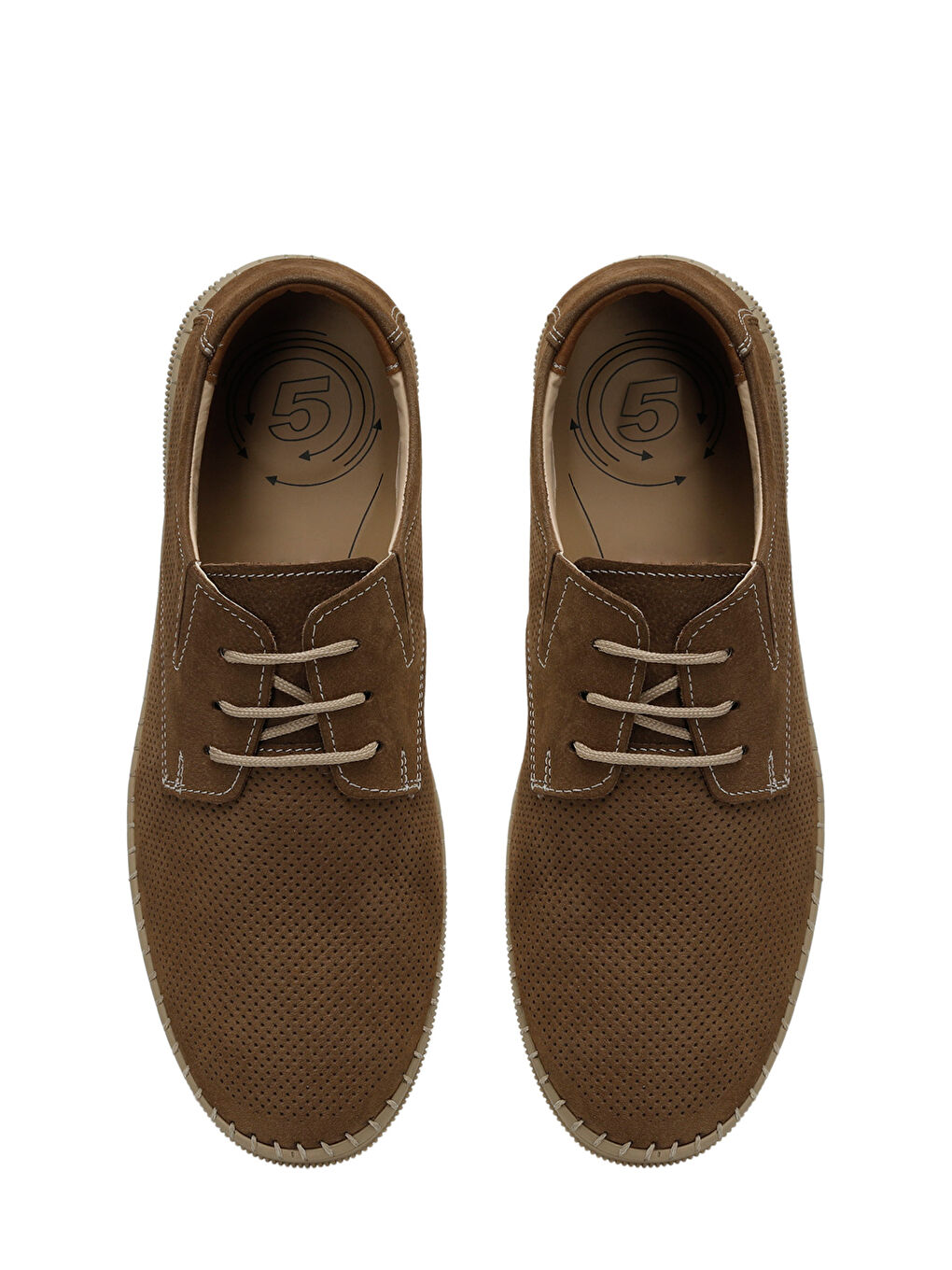 Bej 107330N.M 4FX Kum Erkek Rahat Ayakkabı-3