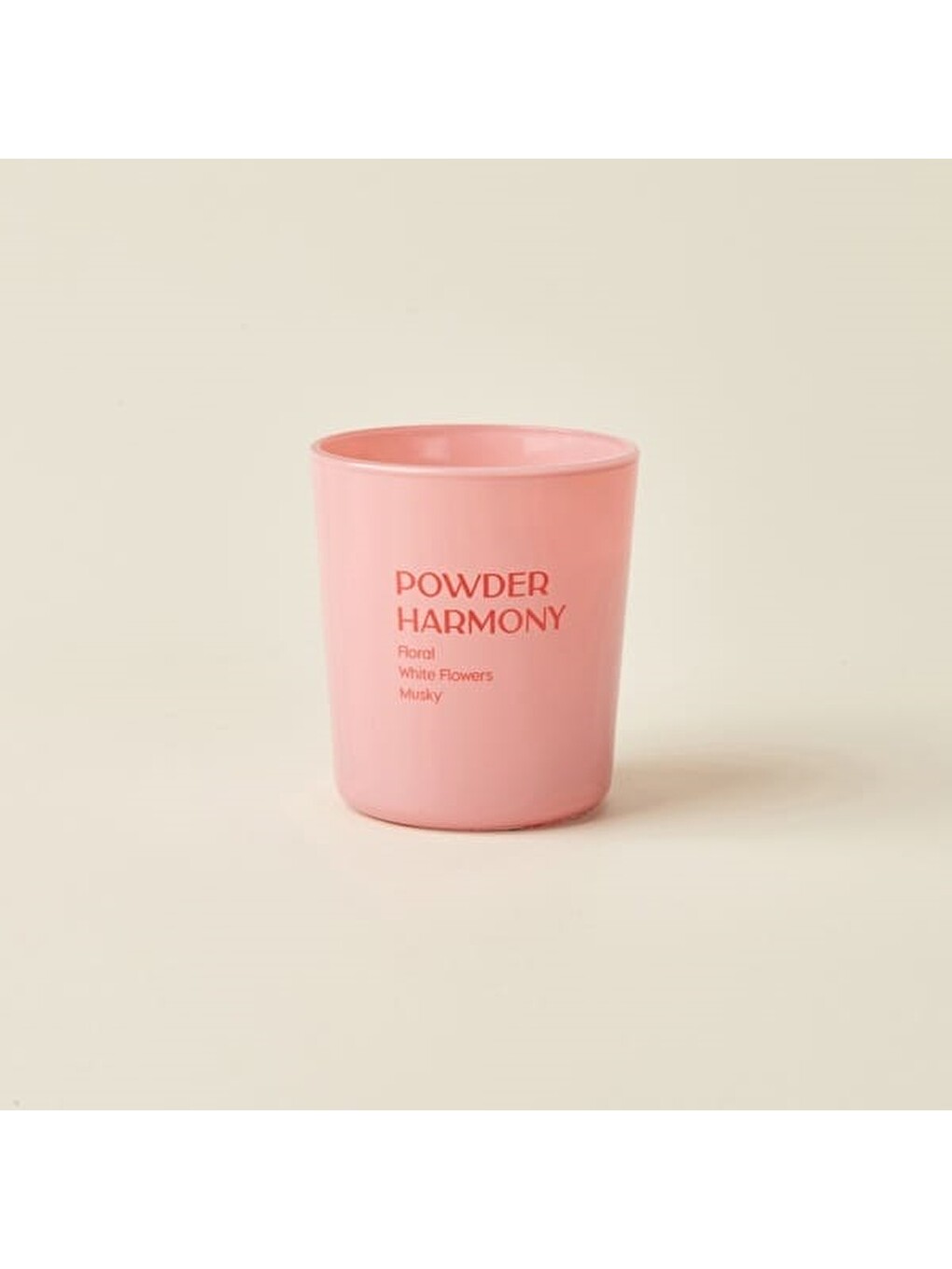 Deco Powder Harmony Bardak Mum - Pembe - 110 Gr