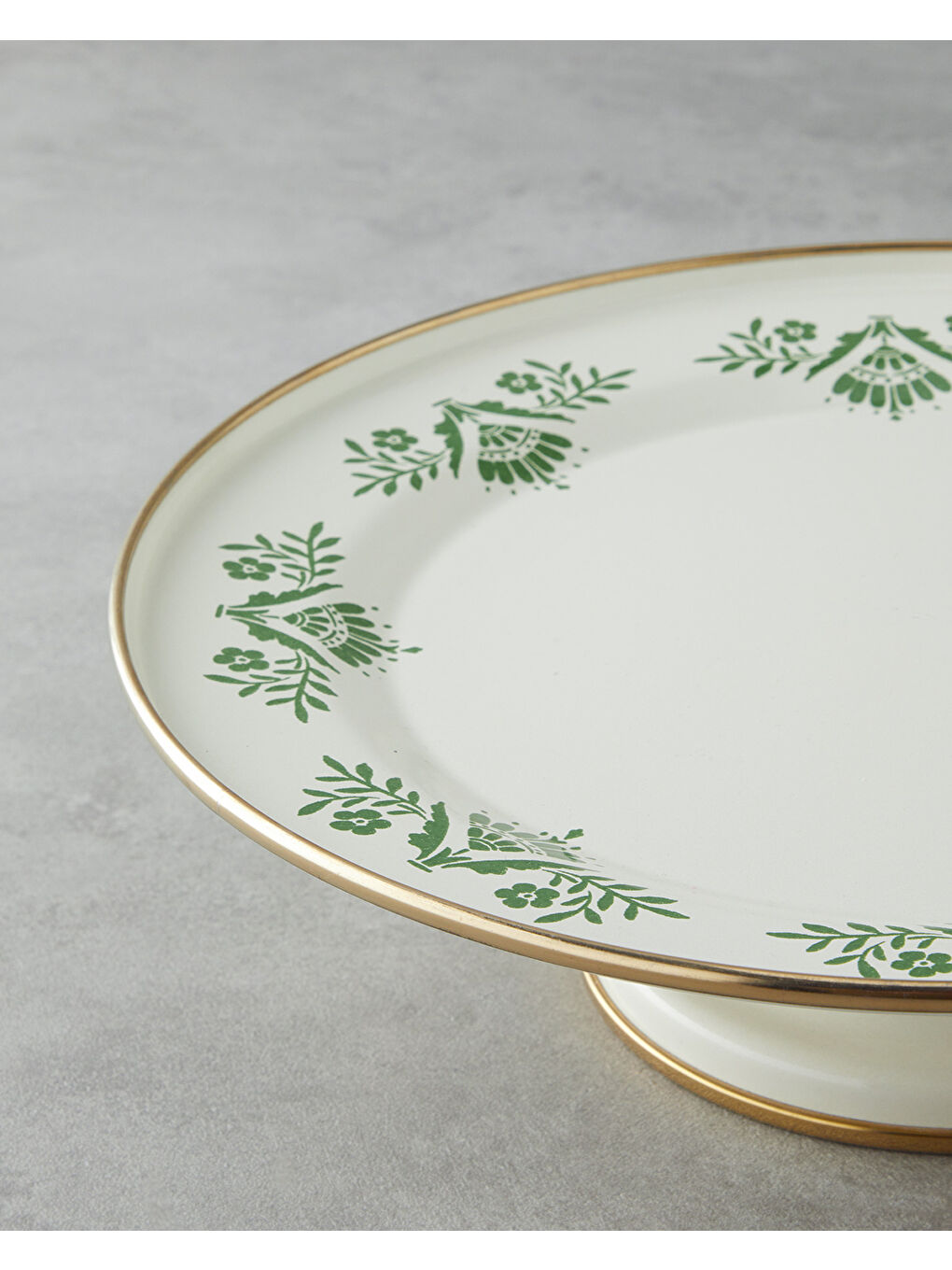 Green Dream Emaye Kek Standı 31 cm Yeşil-2