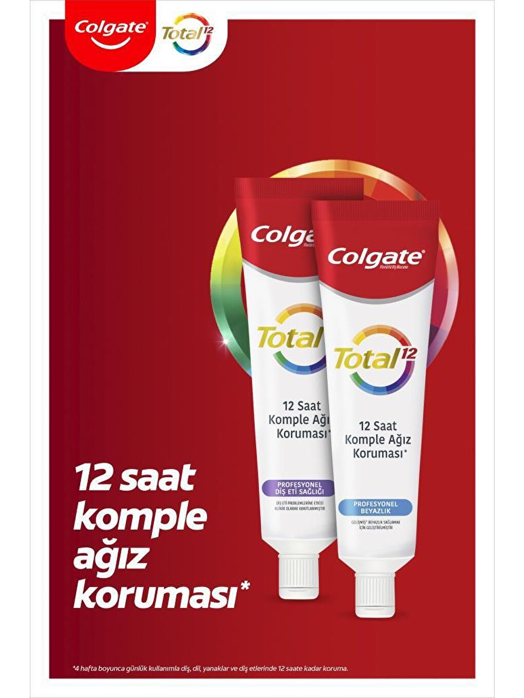 Colgate Karışık Total Profesyonel Beyazlık 50ml + Total Profesyonel Diş Eti Sağlığı 50ml - 1