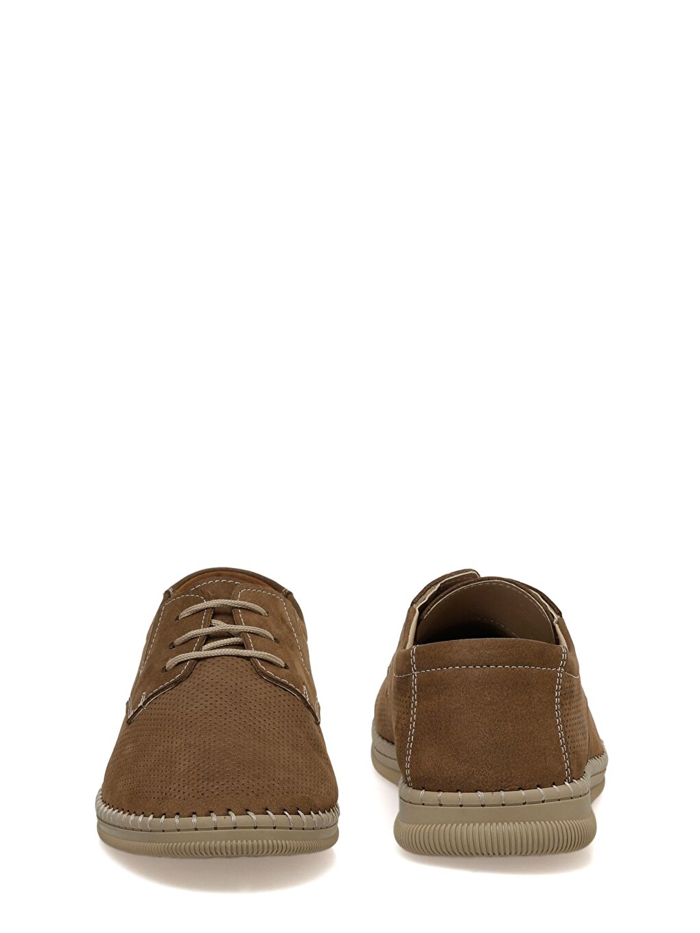 Bej 107330N.M 4FX Kum Erkek Rahat Ayakkabı-4