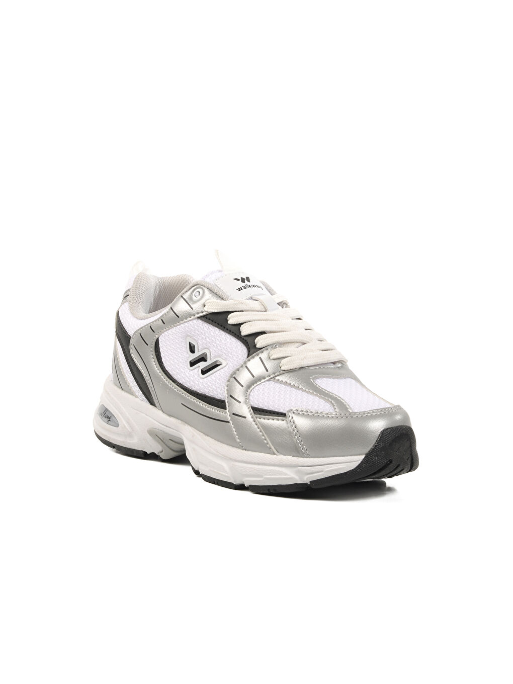 Beyaz-Siyah Unisex Spor Ayakkabı Run G-2