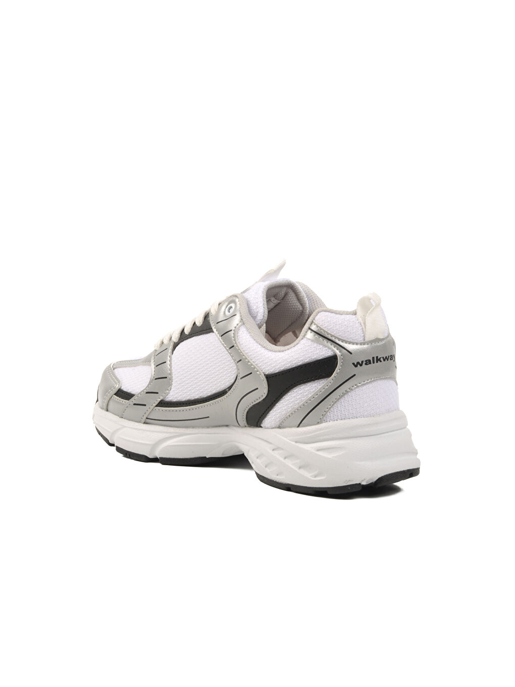 Beyaz-Siyah Unisex Spor Ayakkabı Run G-3