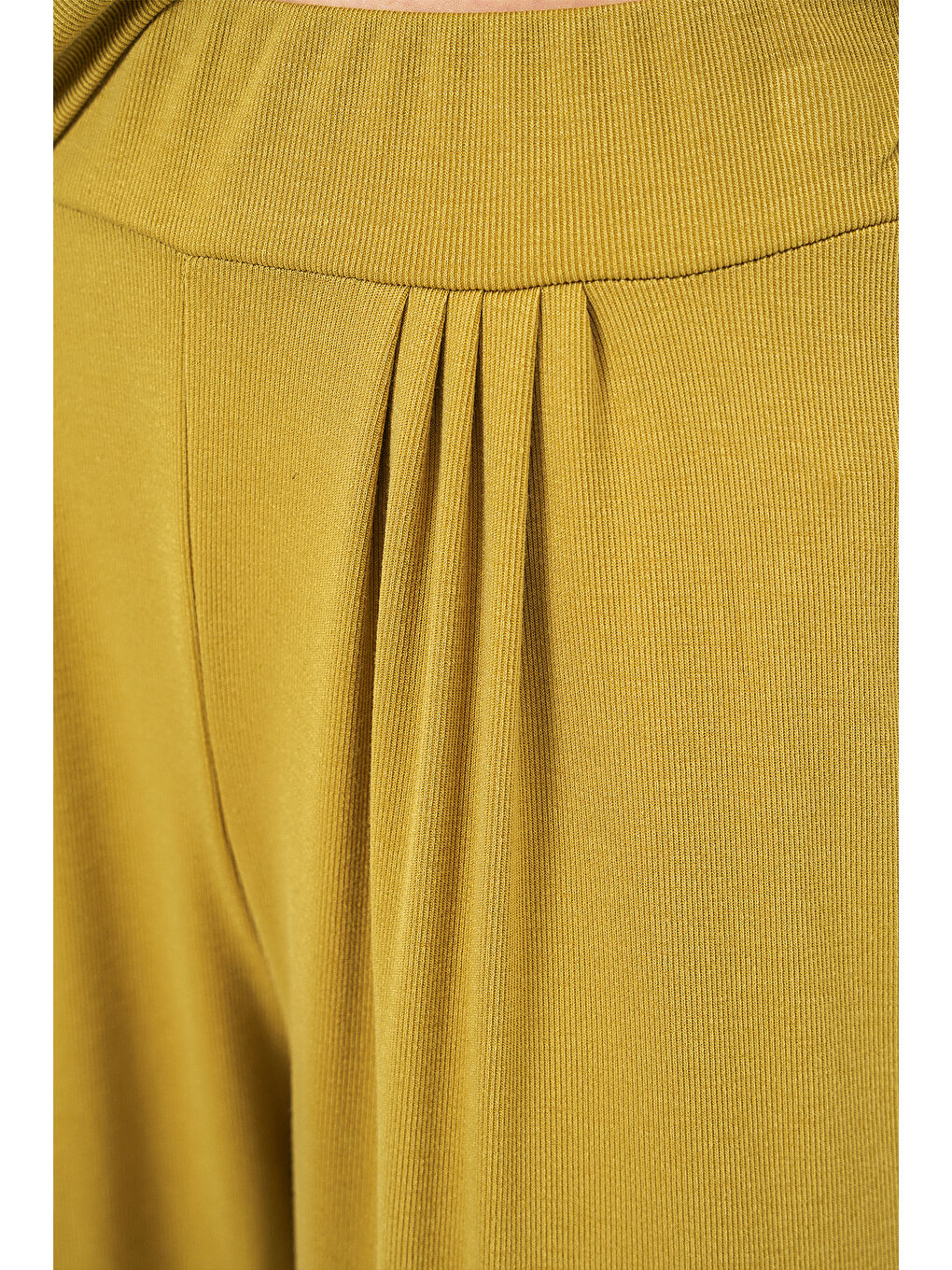 Kadın Örme Bluz Pantolon İkili Takım 30085 - E.Yeşil-4