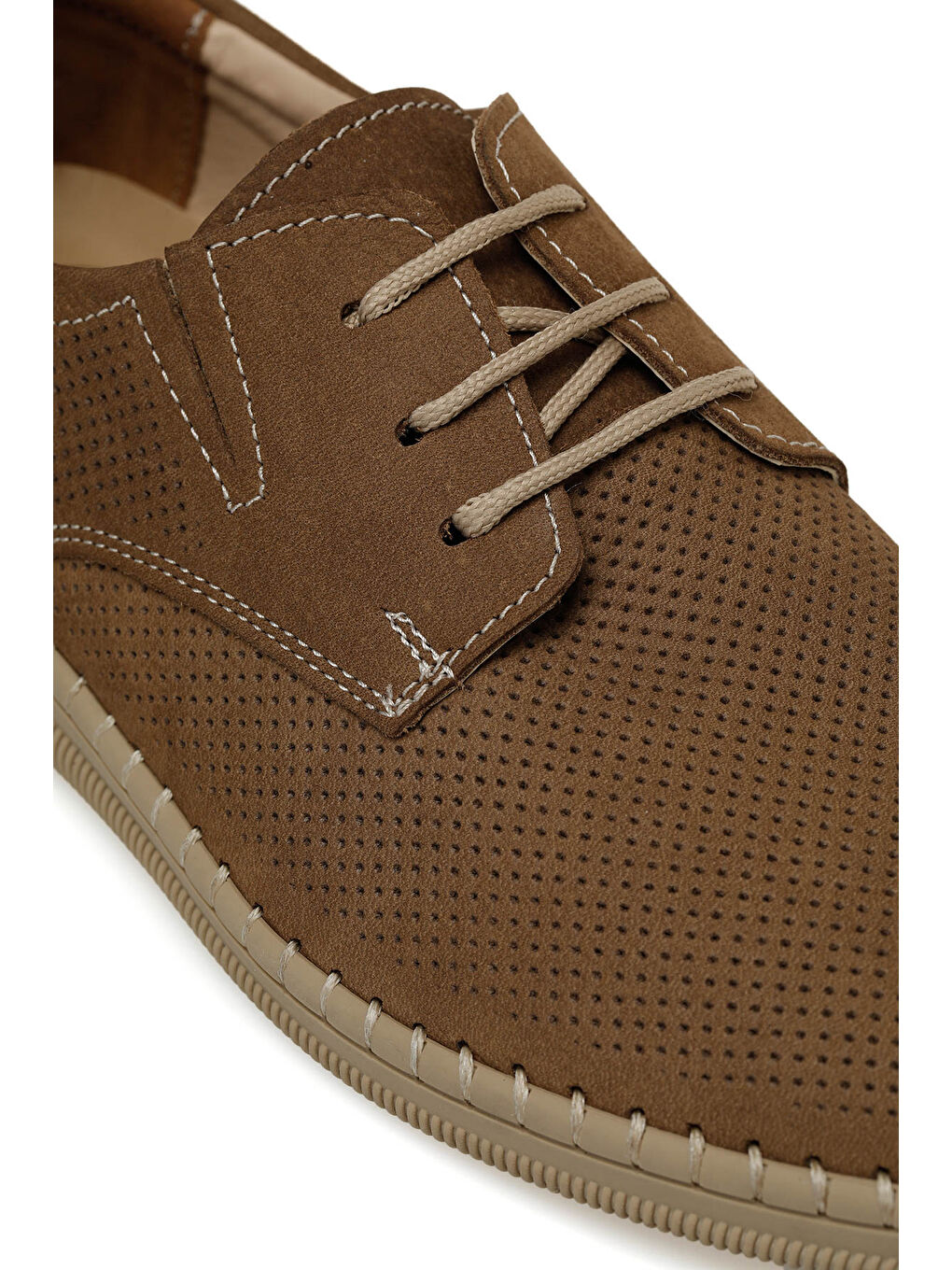 Bej 107330N.M 4FX Kum Erkek Rahat Ayakkabı-6