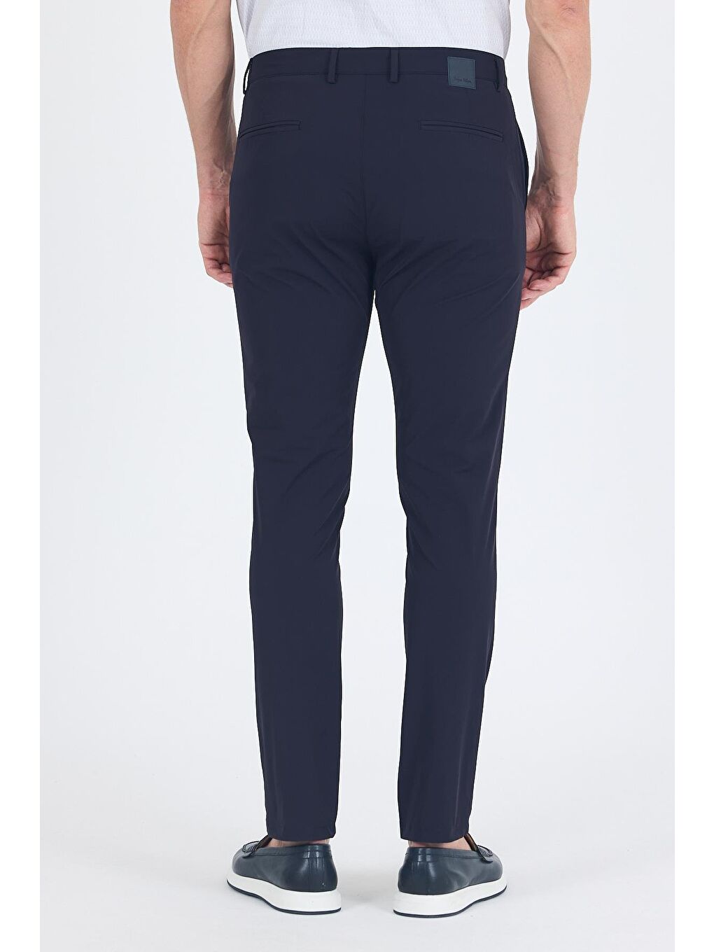 Lacivert Yandan Cepli Casual Slim Fit Pantolon 1003250164-3