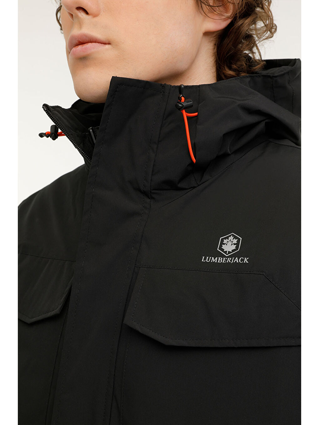 M-PRIME COAT 2PR Siyah Erkek Kısa Kaban-3