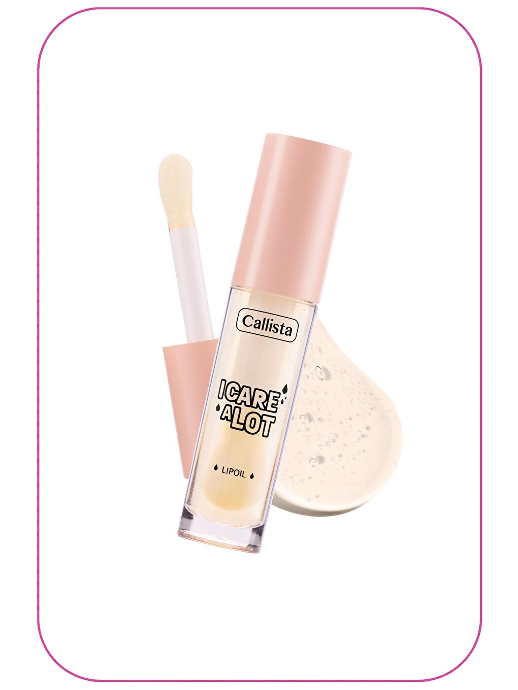 Callista Renksiz I Care a Lot Lip Oil 01 Peach Nemlendirici Dudak Yağı - 2