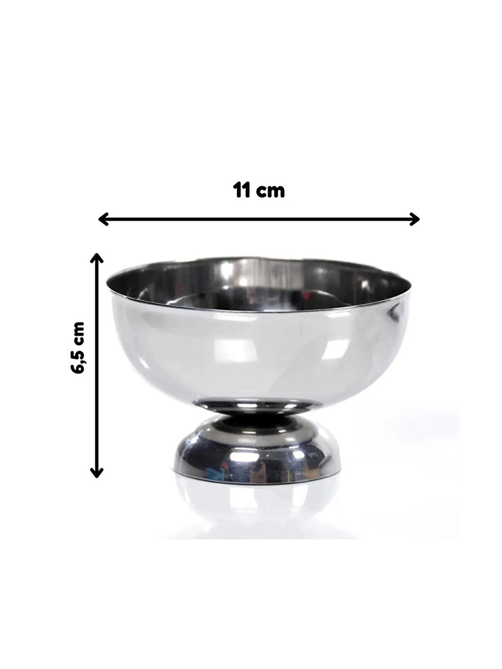 Gri Çelik Pilav ve Helva Kalıbı Yuvarlak Büyük ve Orta Boy 2li-1