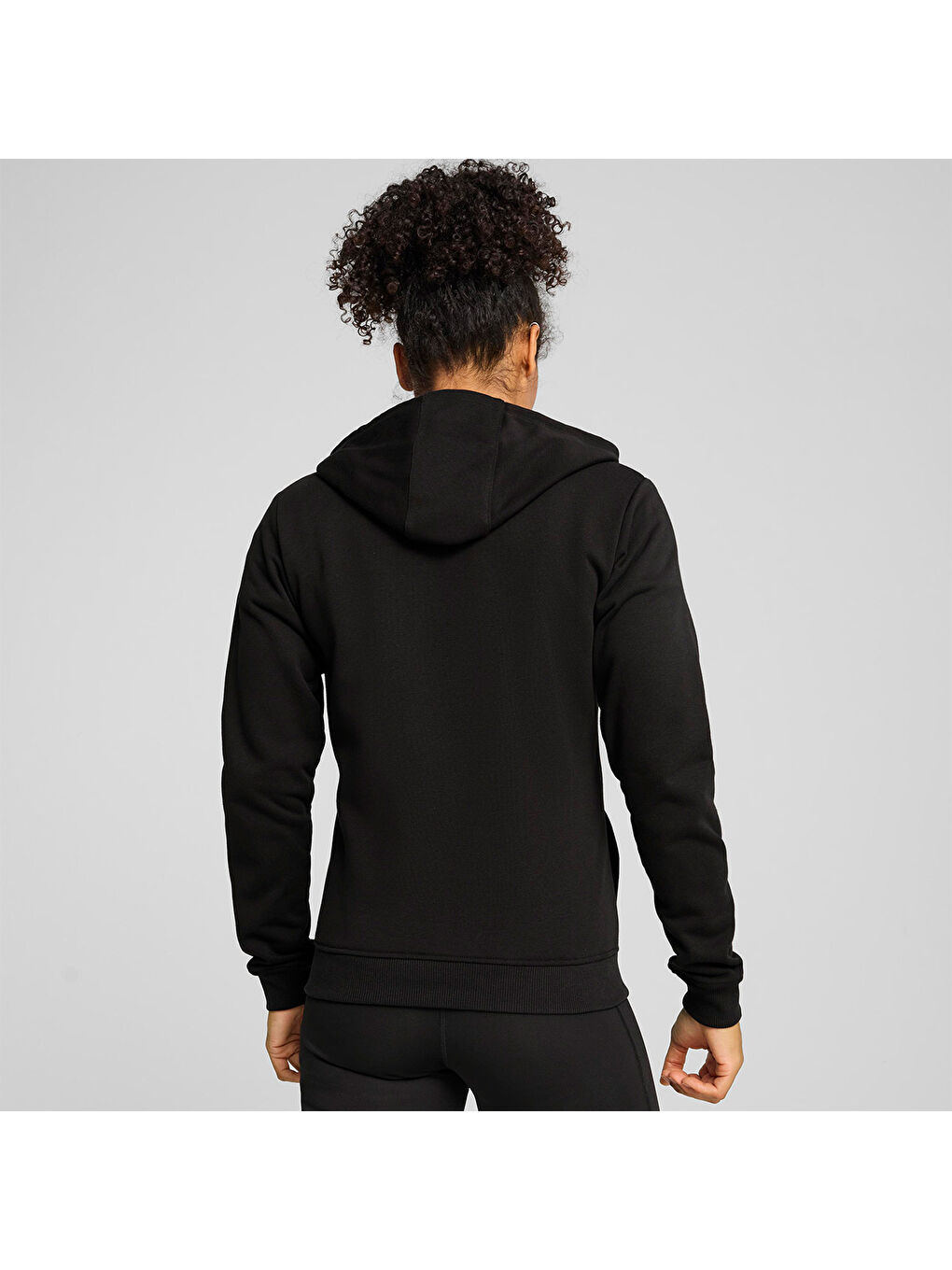 Tad Essential Kadın Siyah Kapüşonlu Ceket-1