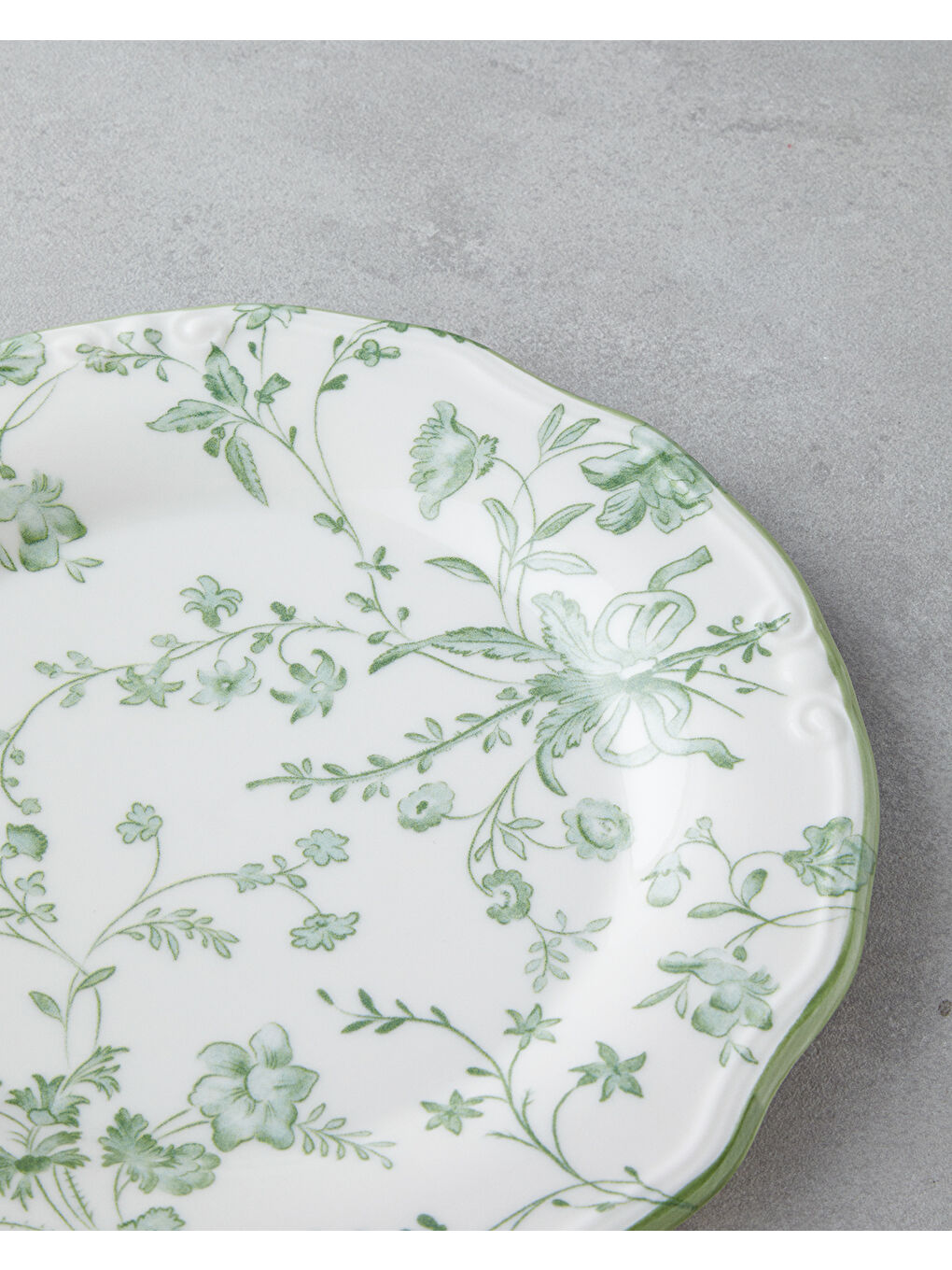 Plantopia Porselen Yemek Takımı 24 Parça 6 Kişilik Yeşil-6