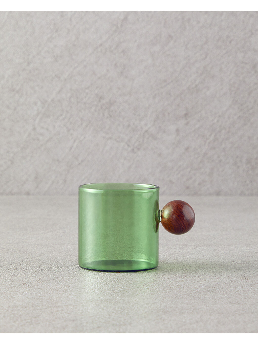 Gusto Borosilikat Cam Kupa Yeşil