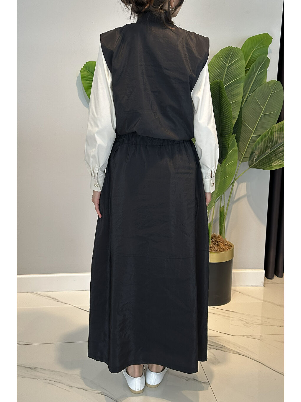 Yelek Etek İkili Takım 14379 Siyah-3