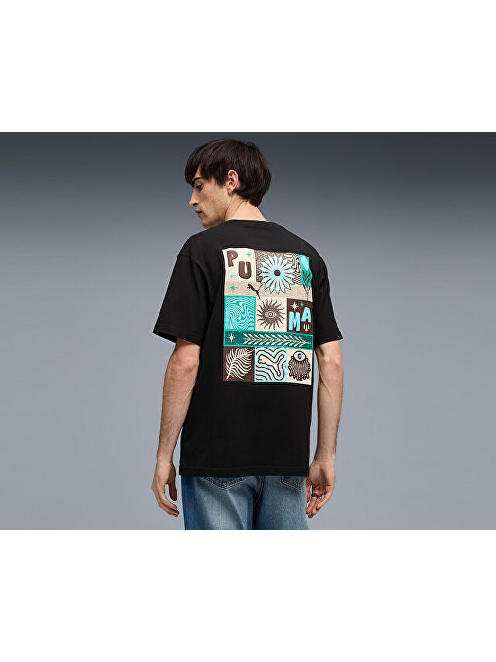 Sunset Drıve Relaxed Tee Erkek Günlük Tişört 63439501 Siyah-3