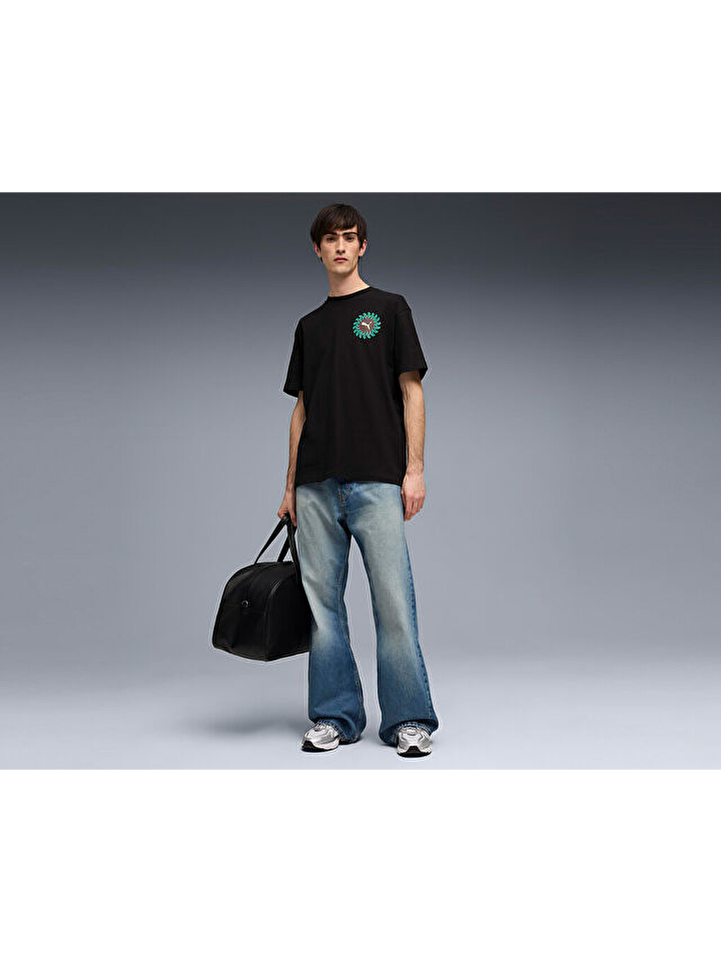 Sunset Drıve Relaxed Tee Erkek Günlük Tişört 63439501 Siyah-4