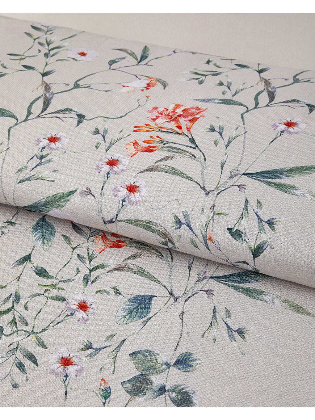 Turkuaz Harmony Garden Krep King Size Nevresim Takımı 240x220 cm Su Yeşili-2