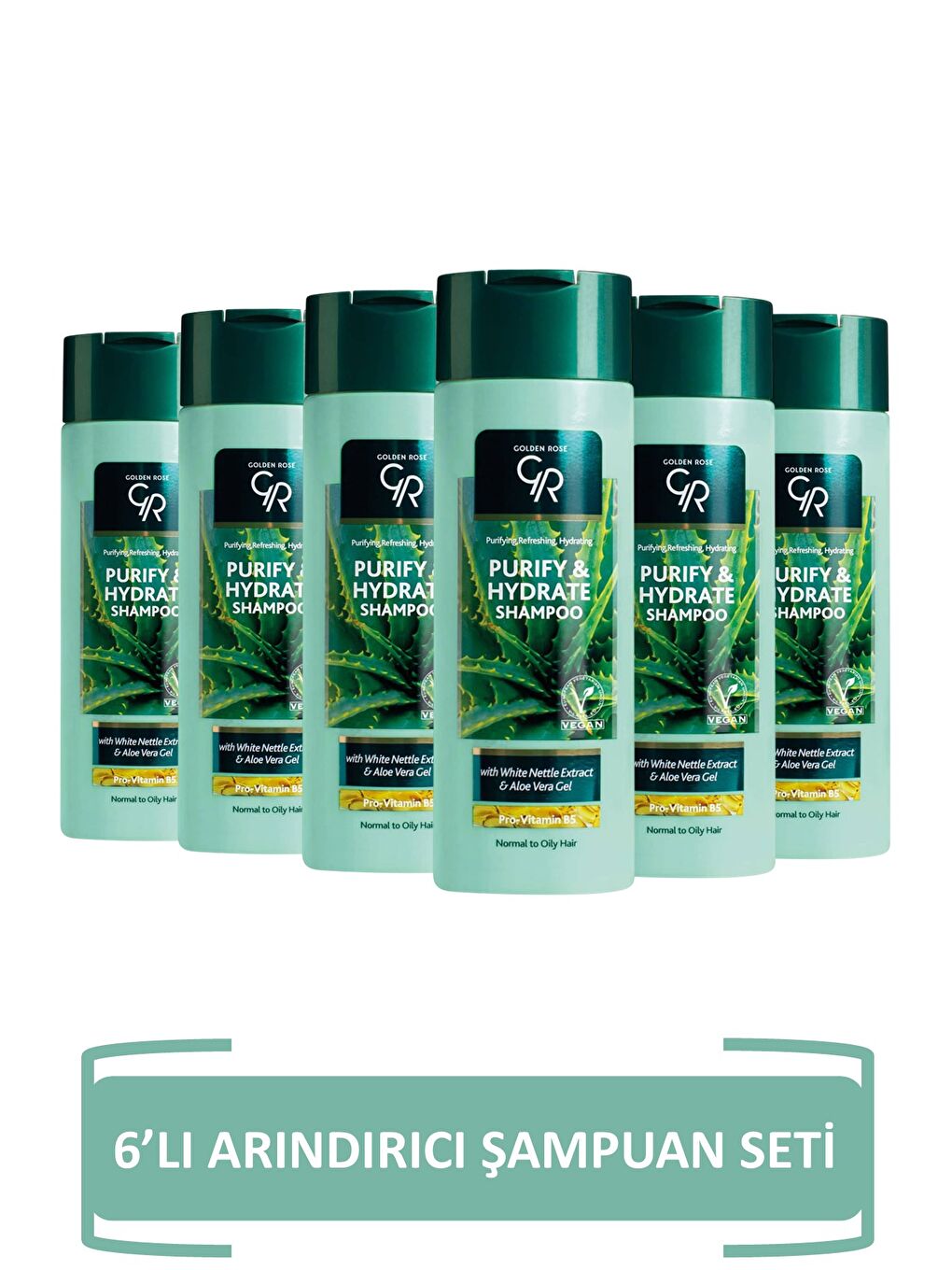 Purify & Hydrate Shampoo - Arındırıcı Hacim Veren 6'li Şampuan Seti