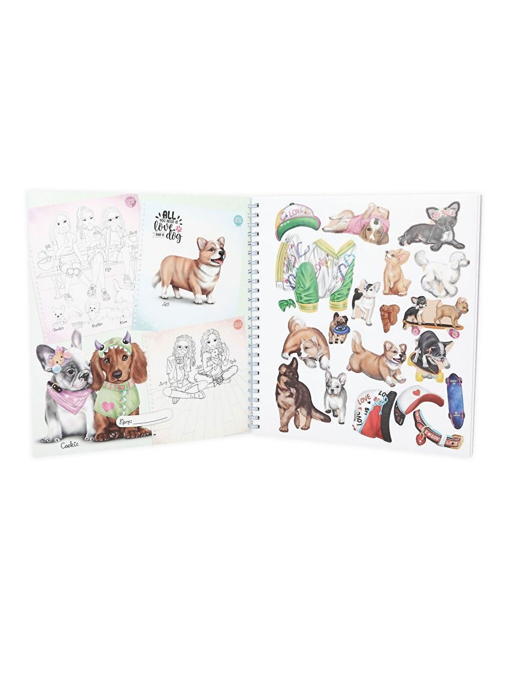 Köpek Boyama Kitabı 13218-1