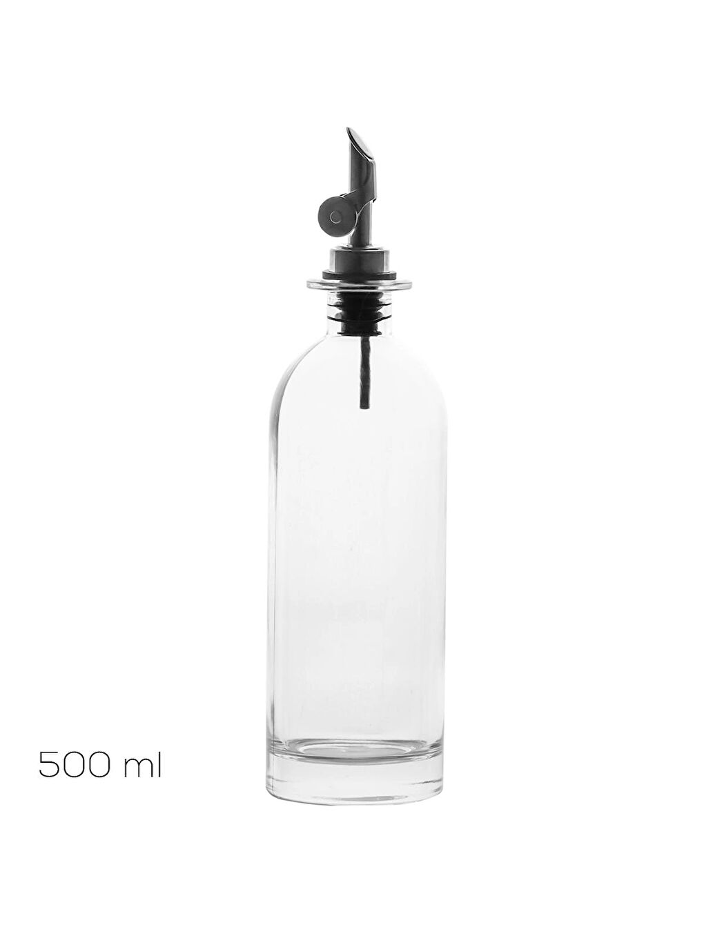 Renksiz 3890-1 Gümüş Sızdırmaz Kapaklı Cam Yağlık Sirkelik Yağdanlık 500 ml-3