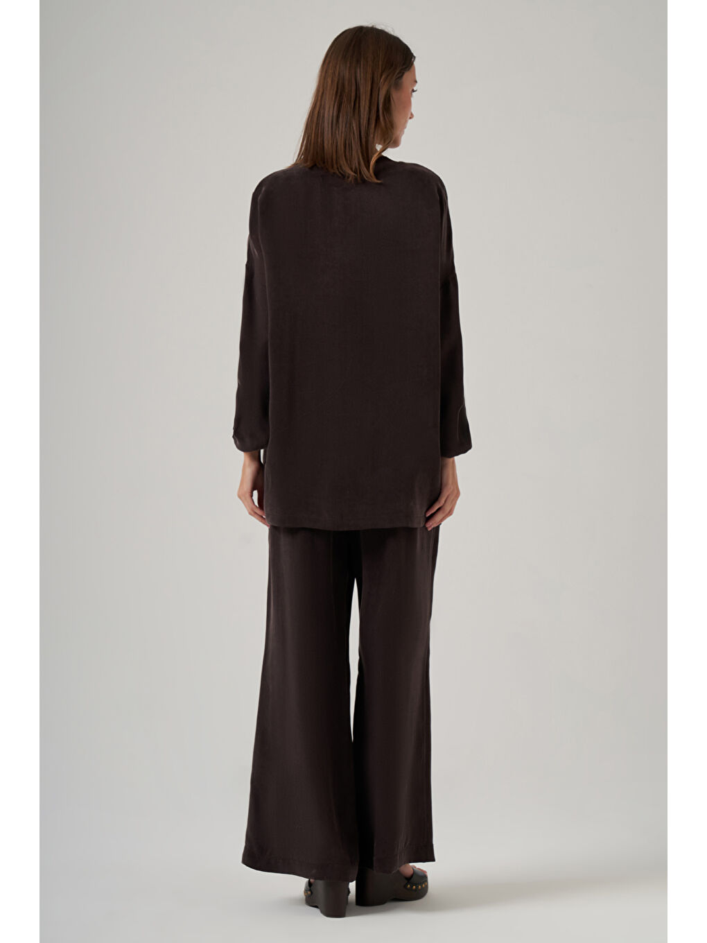 Cupra Tunik Pantolonlu 1039 Kahverengi-2