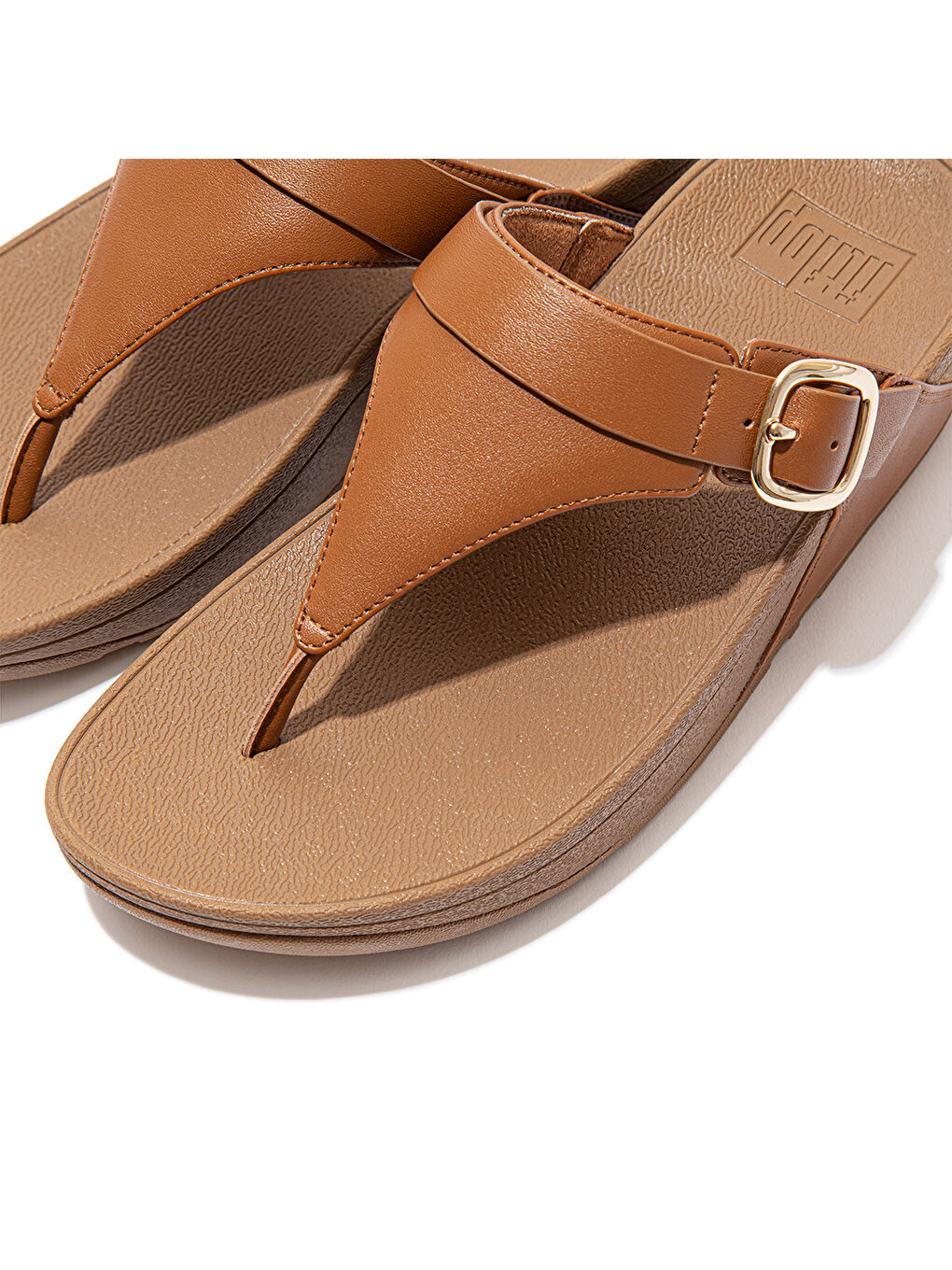 Kahverengi Kadın Taba Rengi Parmak Arası Terlik-3