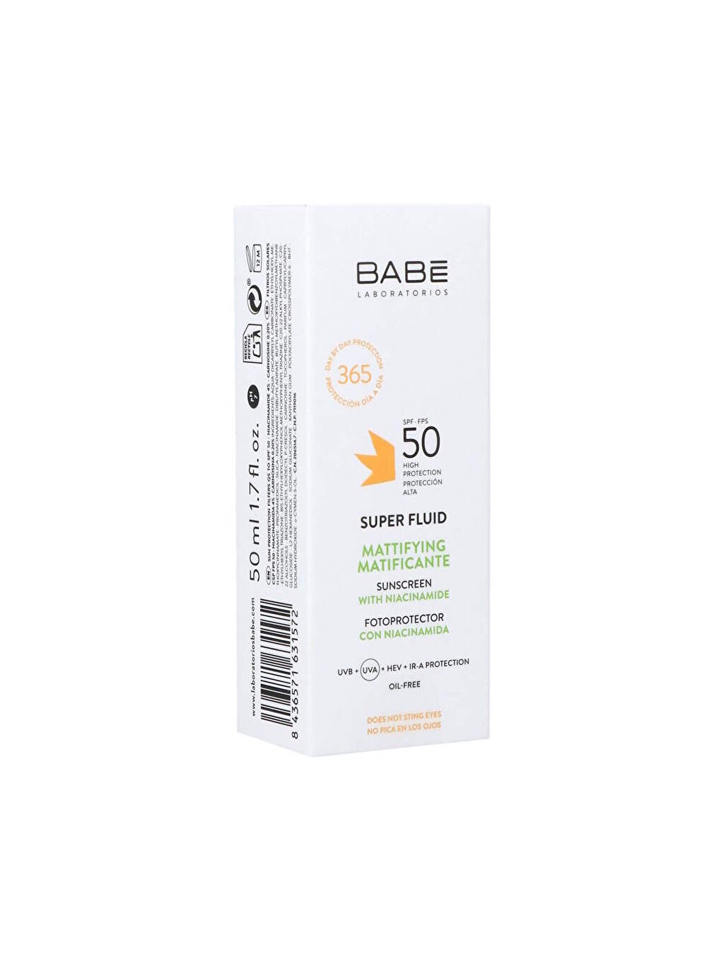 Babe Laboratorios Super Fluid Akışkan Matlaştırıcı Etkili Güneş Koruyucu SPF50 50ml