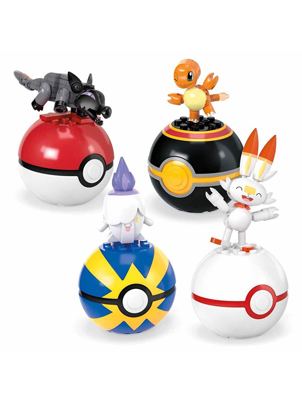 Mega Bloks Renksiz MEGA Pokemon Ateş Pokemonu Eğitmenleri HTJ06 - 3