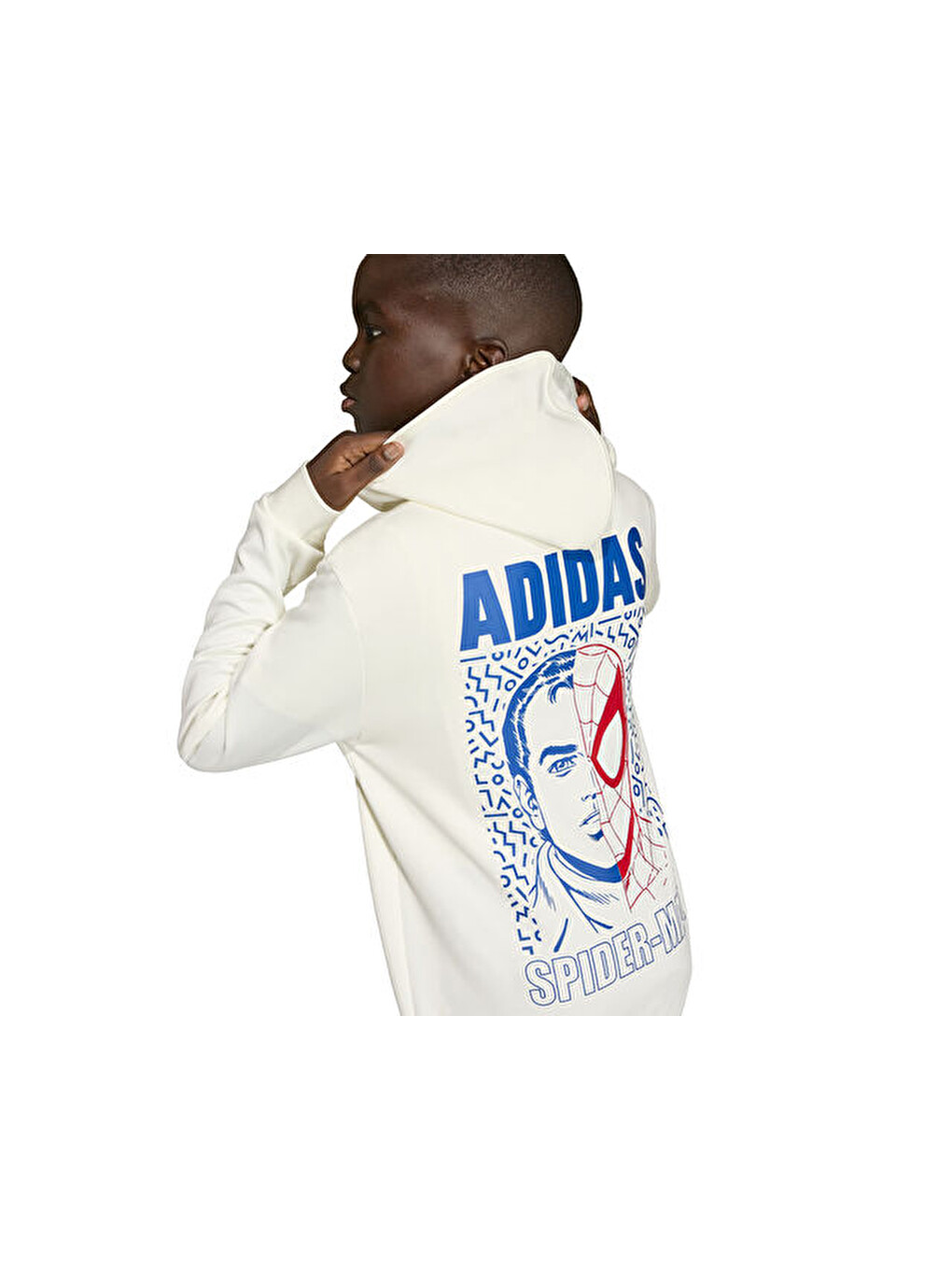 J Marvel Sm Hd Çocuk Günlük Sweatshirts Jz3556 Beyaz-4