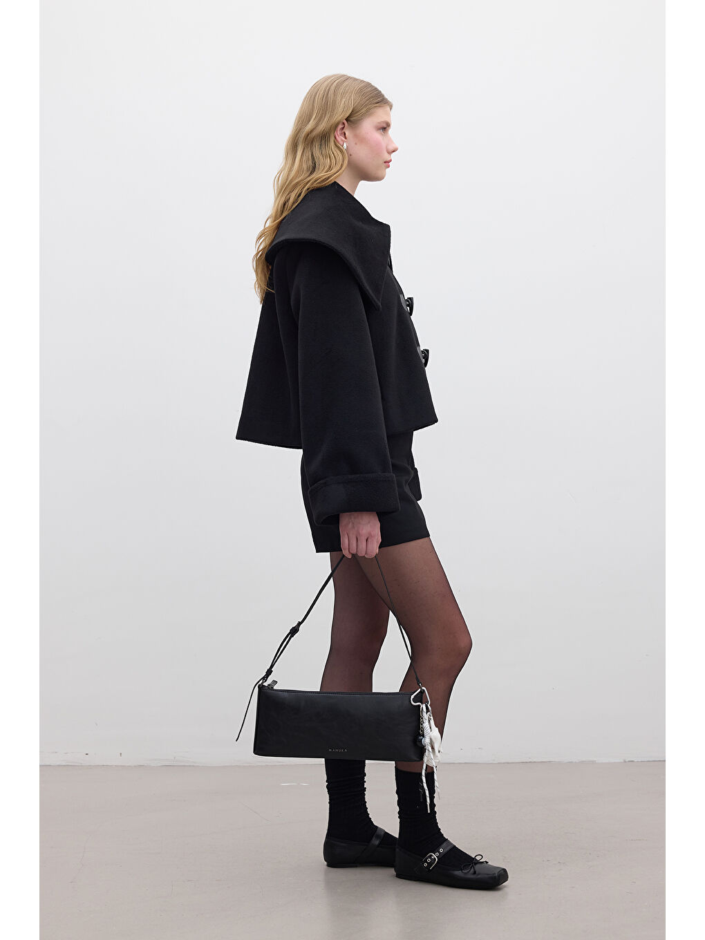 Beyaz Yıldız Detaylı Çanta Charmı Standart-1