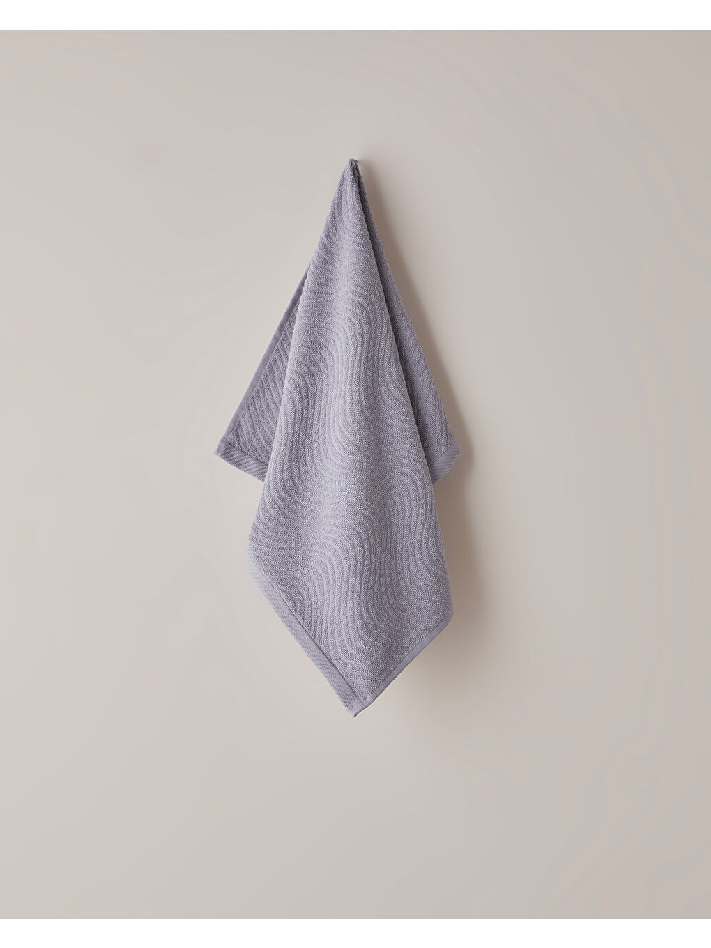 Wave Pamuk Yüz Havlusu 50x70 cm Mor