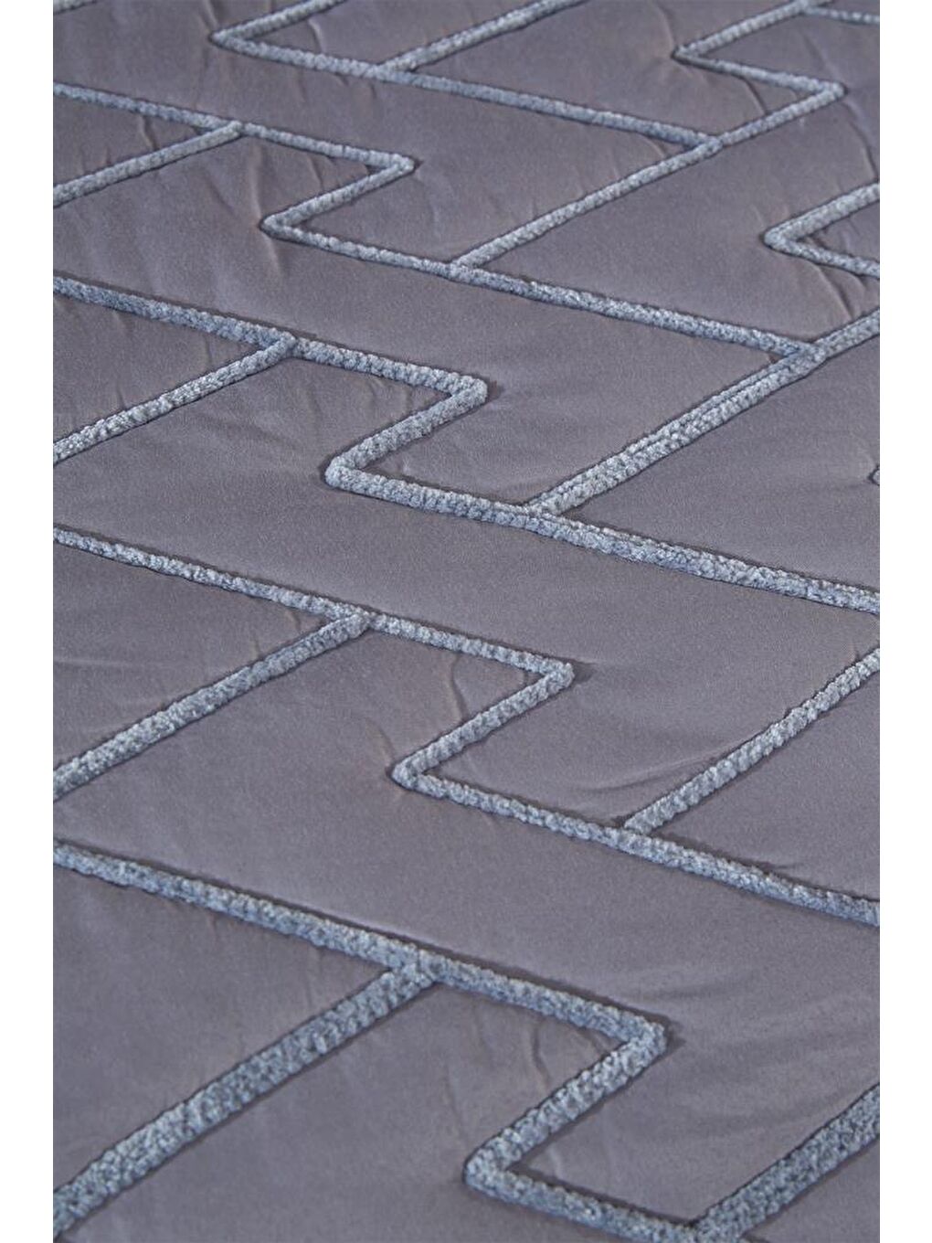 Maria Kapitoneli Tek Kişilik Yatak Örtüsü 180x240 Gri-1